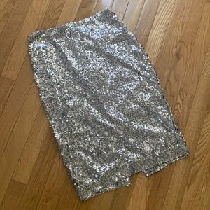 Sequin pencil skirt